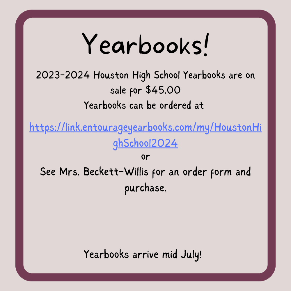 Yearbook Flyer